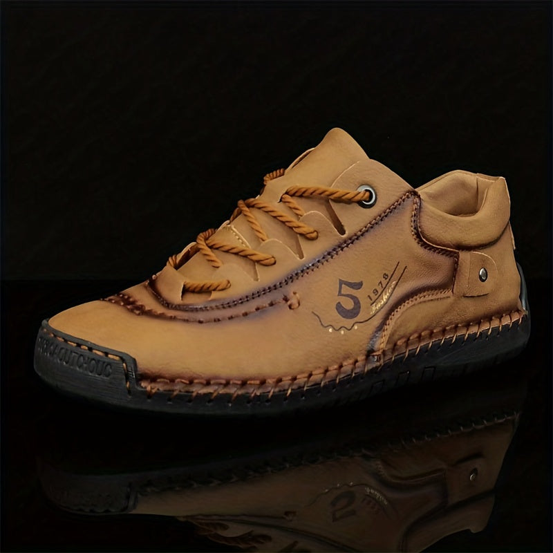 Casual Handmade Stitching Men's Flats - Outdoor Walking Shoes Sneakers Shello's Creative Boutique