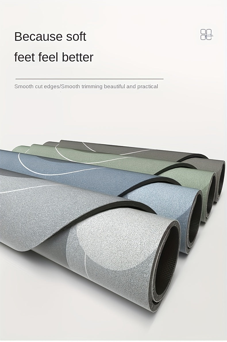 Crystal Velvet Kitchen Floor Mat - Non-Slip Oil-Absorbent Carpet for Bathroom & Living Room