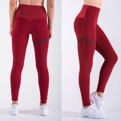 High Elastic Fitness Sport Leggings Tights Slim Running Sportswear Yoga Pants - Shello's Creative Boutique