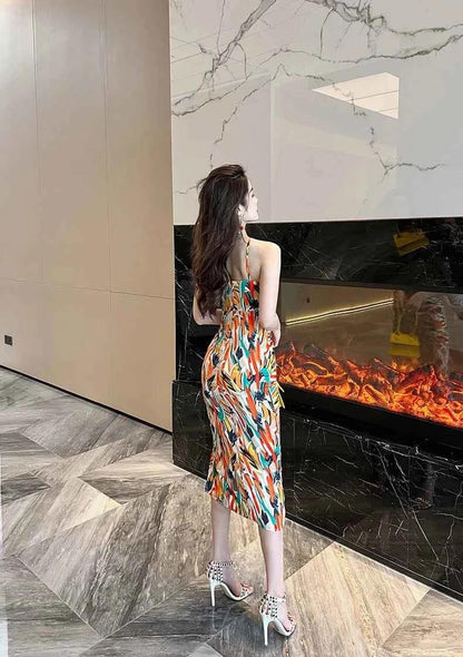 Eprolo Summer Floral Party Dress for Women - Slim Sheath Design - Shello's Creative Boutique