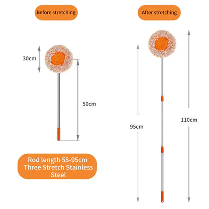 Sunflower Mop Dedusting Car Washing Floor Mop Water Absorbing Chenille Flat Mop Wholesale Sunflower Mop - Shello's Creative Boutique