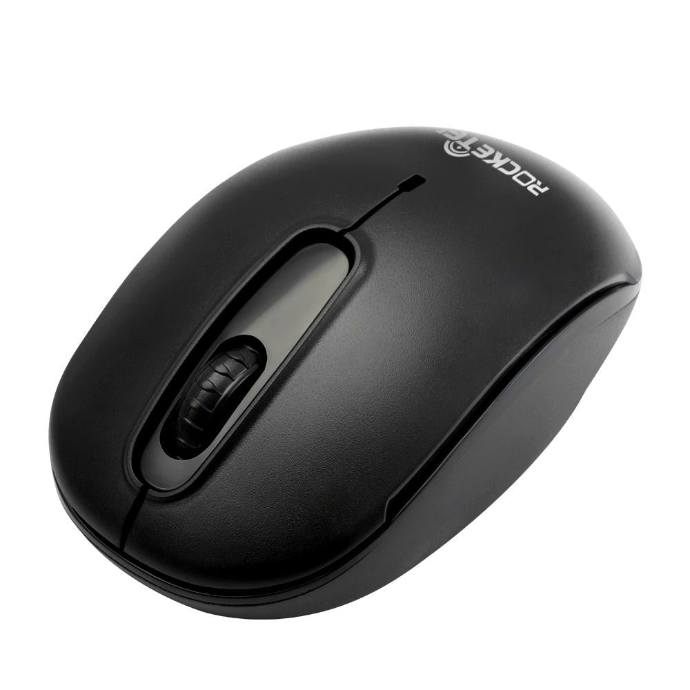 Rocketek USB Wireless Mouse 1600 DPI 3 buttons ergonomic design for 2.4G desktop computer accessories mouse gamer PC