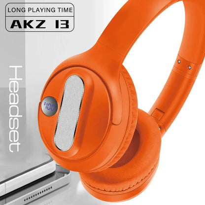 AKZ-13 wireless Bluetooth headset with battery level display and long battery life foldable - Shello's Creative Boutique