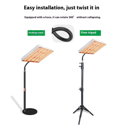 Full Spectrum LED Plant Grow Lamp – Desktop & Tripod, 30,000hr Lifespan - Shello's Creative Boutique