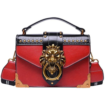 Retro PU handbag, shoulder bag, crossbody bag, small square bag, crossbody bag - Shello's Creative Boutique