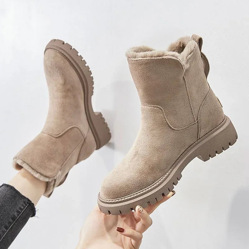 Women's snow boots winter cashmere women's shoes Warm boots cotton shoes women's boots - Shello's Creative Boutique