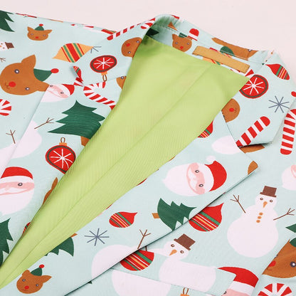  Christmas designer Men Clothing Luxury Designer Mens Blazer print Jacket Stylish Fancy Brand floral Males Suits Blazers