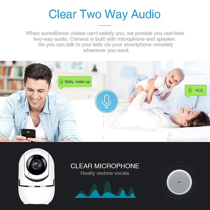 1080P WiFi Security Camera - Cloud IP Camera with Auto Tracking & Night Vision - Shello's Creative Boutique