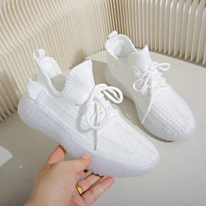 Coconut shoes for both men and women, summer breathable fly woven shoe covers, casual sports shoes, couple's mesh shoes - Shello's Creative Boutique