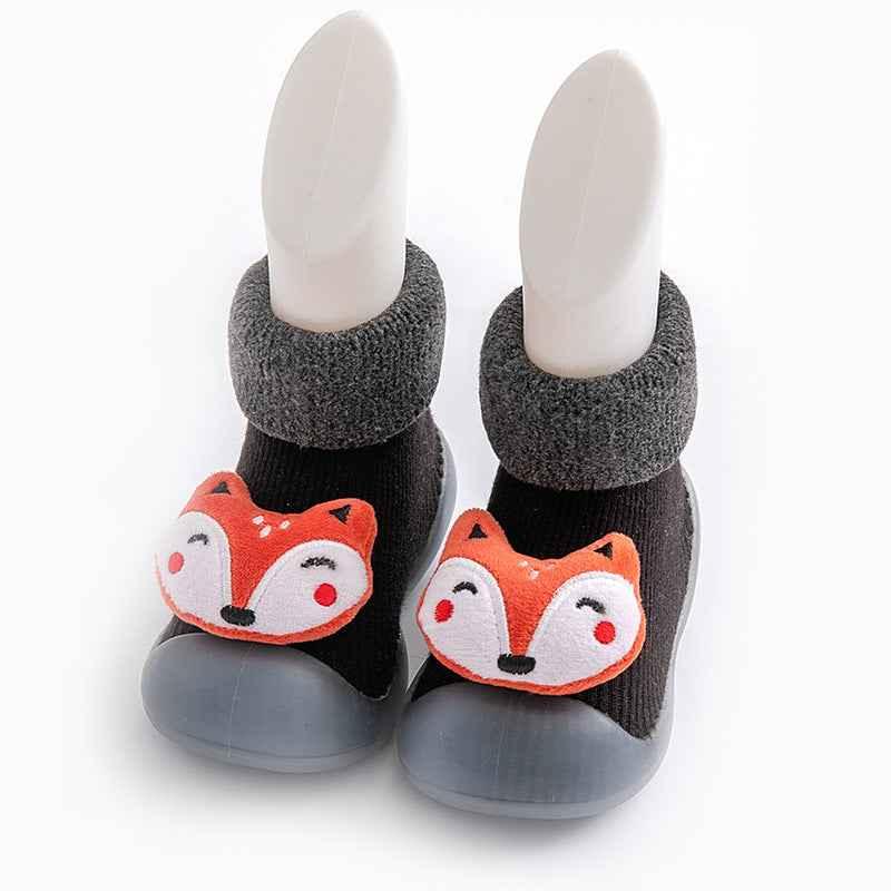 Winter Cotton Warm Baby Floor Socks - Non-Slip Grip Soles - Shello's Creative Boutique