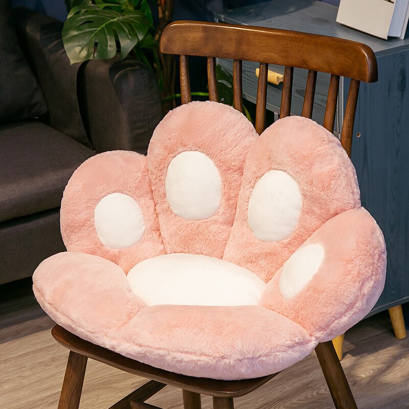 1PC 2 Sizes Soft Paw Pillow Animal Seat Cushion Stuffed Plush Sofa Indoor Floor Home Chair Decor Winter Children Girls Gift eprolo