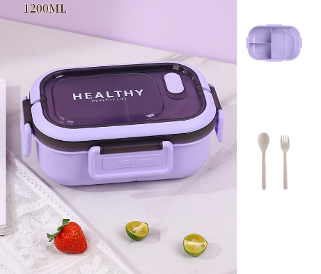 Sealed leak-proof portable large capacity compartment lunch box lunch box outdoor picnic box eprolo