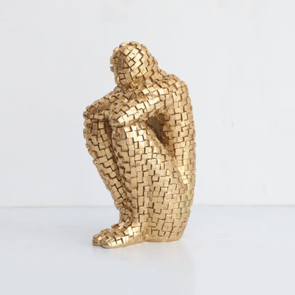 Light Luxury Simple Study Figure Ornaments - Creative Home Decorations for Living Room, Office & TV Cabinet