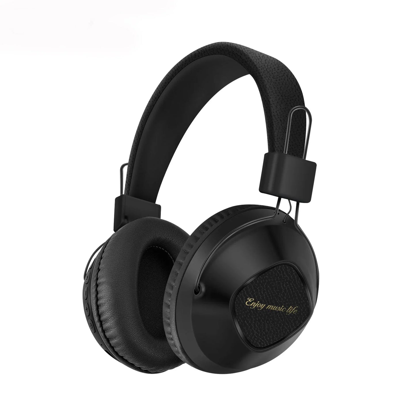 AKZ-17 American retro internet celebrity wireless head mounted Bluetooth earphones with battery display - Shello's Creative Boutique