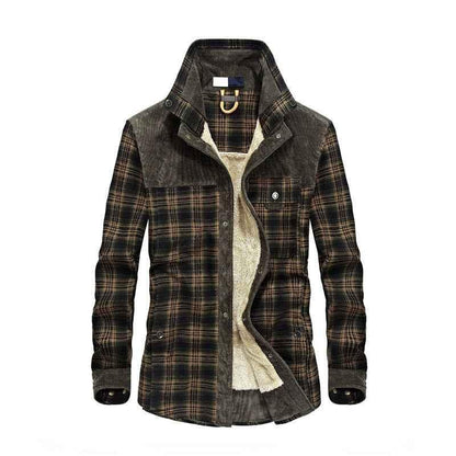 Men's Cotton Casual Shirts - Liner Casual Outerwear for Men - Shello's Creative Boutique