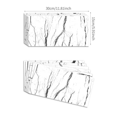 Waterproof Brick Wall Stickers - Premium Washbasin Background Decor - Shello's Creative Boutique
