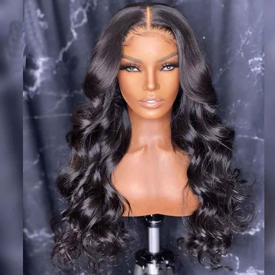Transparent Lace Front Synthetic Hair For Women Body Wave Lace Full Lace Wig