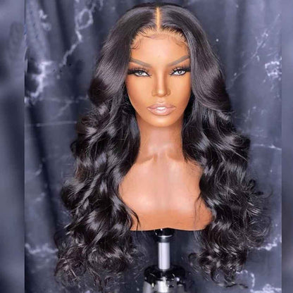 Transparent Lace Front Synthetic Hair For Women Body Wave Lace Full Lace Wig