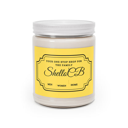 Soy Wax Candle with White Lid 9oz – Natural Aromatherapy for Stress Relief
