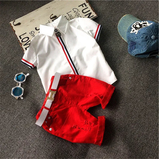 Children Clothing Sets Baby Boys Girls T Shirts+Shorts Pants Sports Suit Kids Clothes - Shello's Creative Boutique