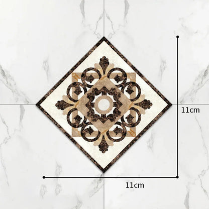 Self-Adhesive Floor Tile Stickers – Waterproof Wear-Resistant Diagonal Design - Shello's Creative Boutique
