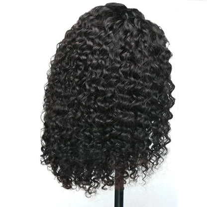 13x4 Deep Wave Bob Wig - Lace Front Synthetic - Shello's Creative Boutique