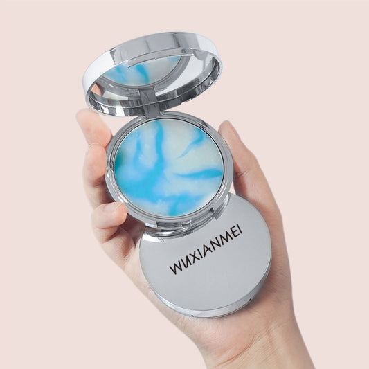 Makeup Long Lasting Setting Powder Pressed Cream Waterproof Colorless Matte Setting Pressing Powder Compact Shello Creative Boutique