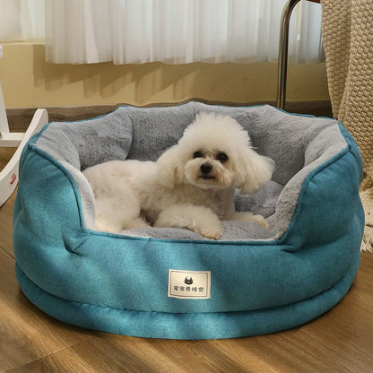 Doghouse Winter Warm Four Seasons Universal Small Dog Teddy Bichon Dog Bed Sofa Netflix Cat Nest Pet Supplies eprolo