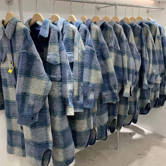 Women Loose Long Woolen Coats - Shello's Creative Boutique