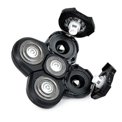 Multifunctional 5-Head Shaver Rechargeable Razor Water Washing Bald Head Machine Five-In-One Razor eprolo