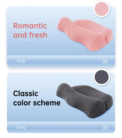 Bed Side Sleeping Pillow Neck Pain Relief Ergonomic Cervical Memory Foam Pillow - Shello's Creative Boutique