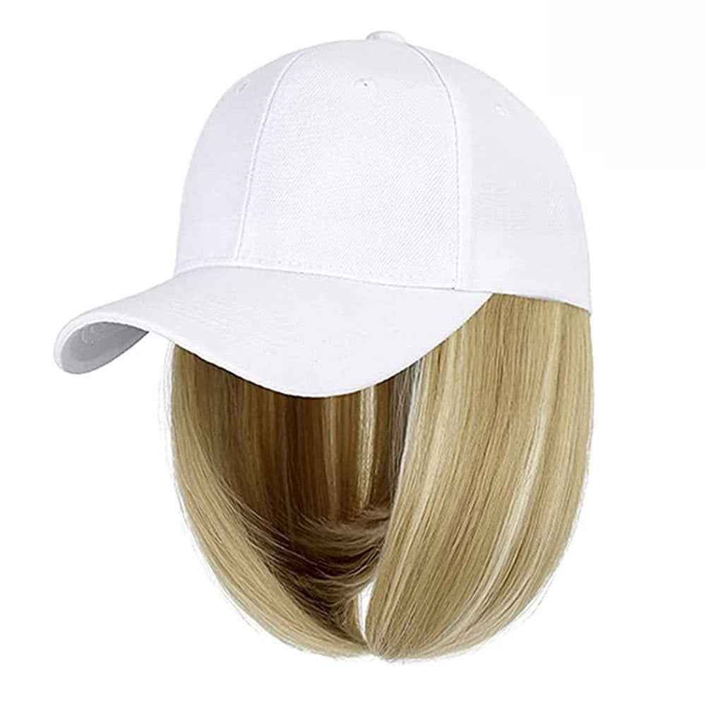 Wig Women's Hooded Wig Short Straight Hair Chemical Fiber Headcover