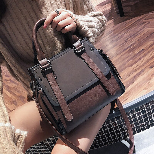 Vintage  Handbags Female Brand Leather Handbag High Quality Small Bags Lady Shoulder Bags Shello Creative Boutique