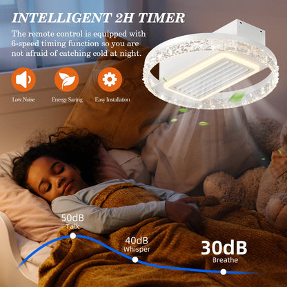 Bladeless Fan Lamp – Sleek, Modern Cooling & Illumination - Shello's Creative Boutique