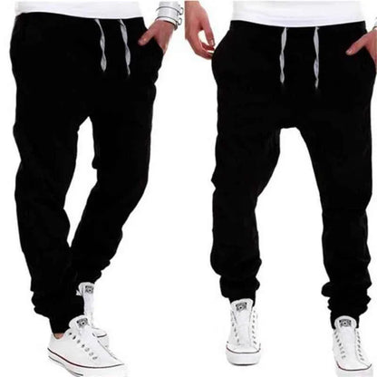 Men Harem Pants Casual Sagging pants men Drop Crotch Men Joggers - Shello's Creative Boutique