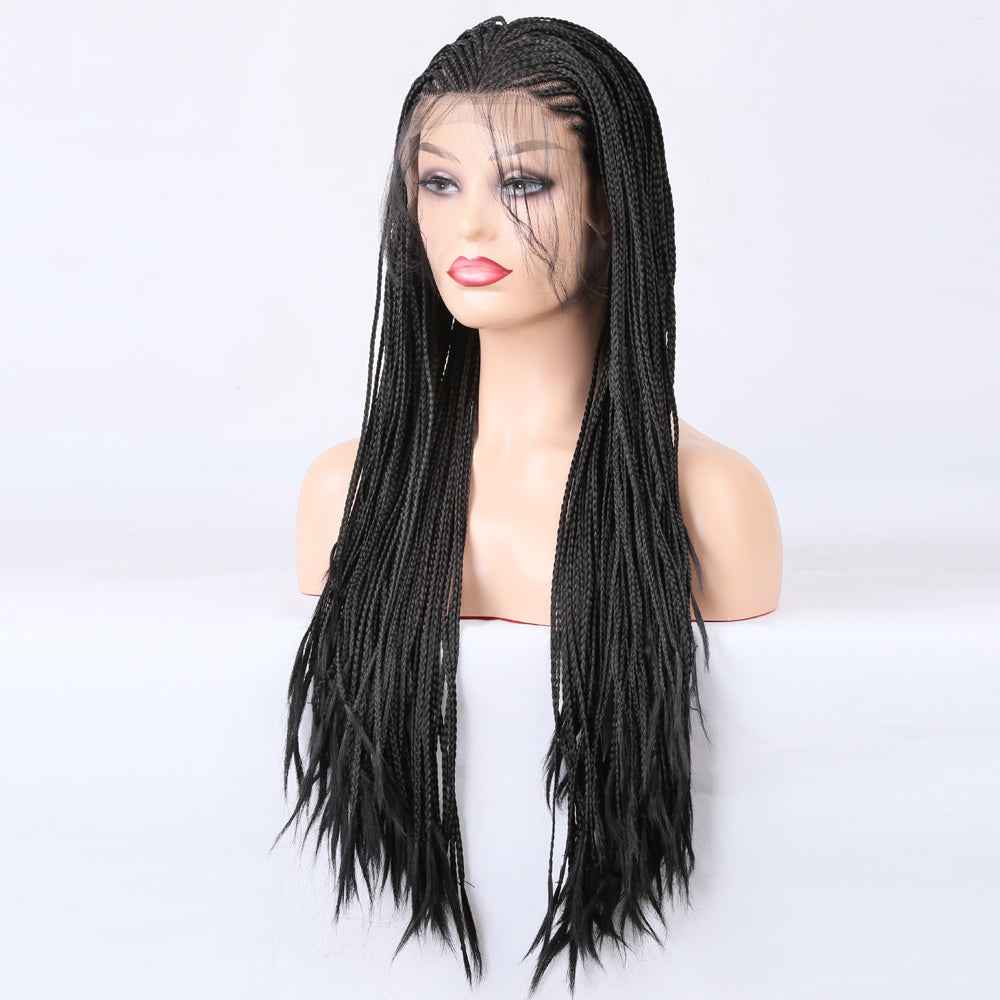 Long Synthetic Wig with Box Braids For Women