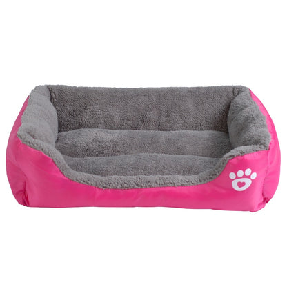 S-3XL 9 Colors Paw Pet Sofa Dog Beds Waterproof Bottom Soft Fleece Warm Cat Bed House Petshop cama perro eprolo