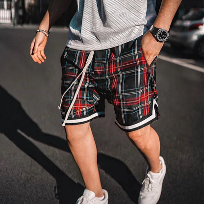 Summer Shorts Men Hip Hop Men Shorts Loose Fitness Bodybuilding Short Pants Streetwear Men's Clothing Beach Casual Men Shorts - Shello's Creative Boutique
