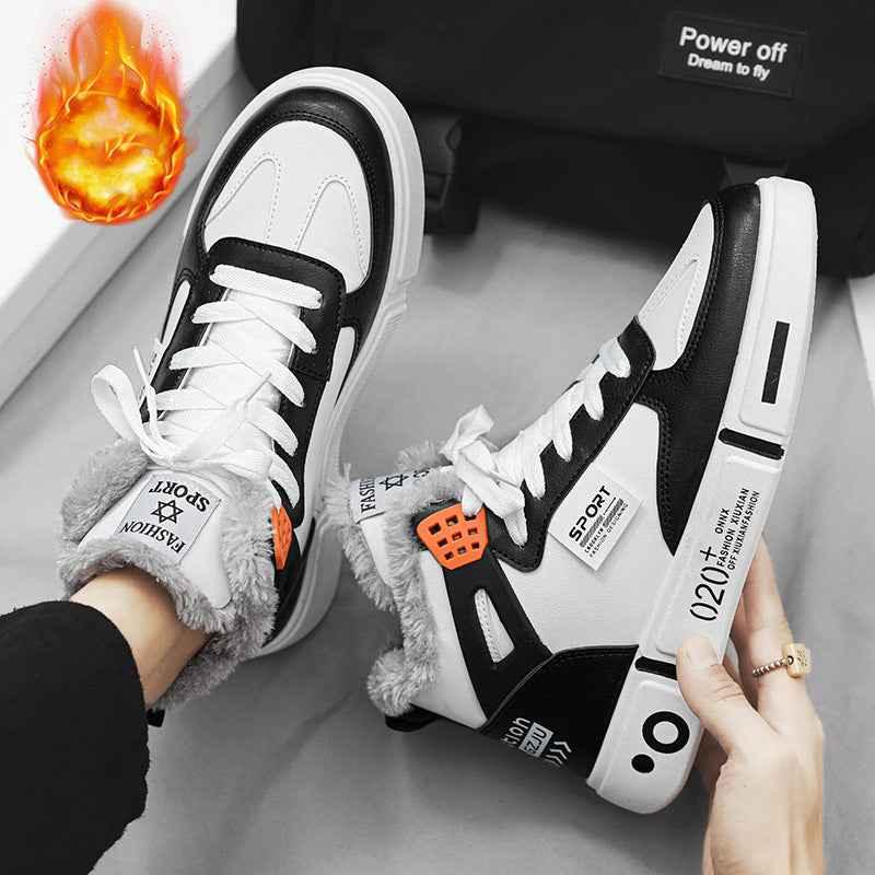 Men's Winter Plush Slippers - Warm Waterproof Non-Slip Indoor/Outdoor Boots - Shello's Creative Boutique