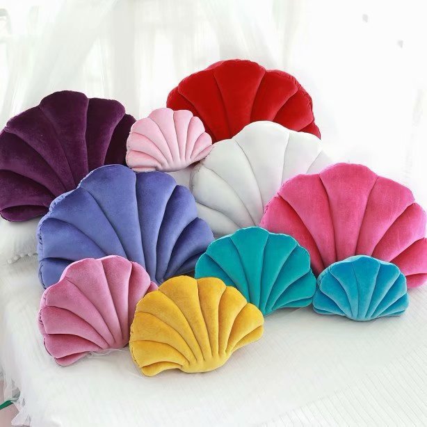 Ins Net Red Popular Creative Shell Pillow Home Sofa Office Cushion Creative Gift eprolo