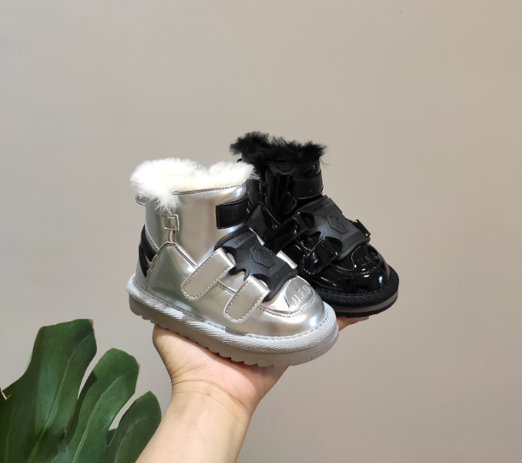 0-3 Years Winter Children Snow Boots Cute Buckle Baby Thick Warm Shoes Non-slip Fashion Toddler Girls Boys Cotton Boots eprolo