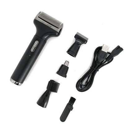 New Men's 4 in 1 Electric Razor Nose Hair Sideburns Knife Trimmer Eyebrow Grooming Set Compound eprolo