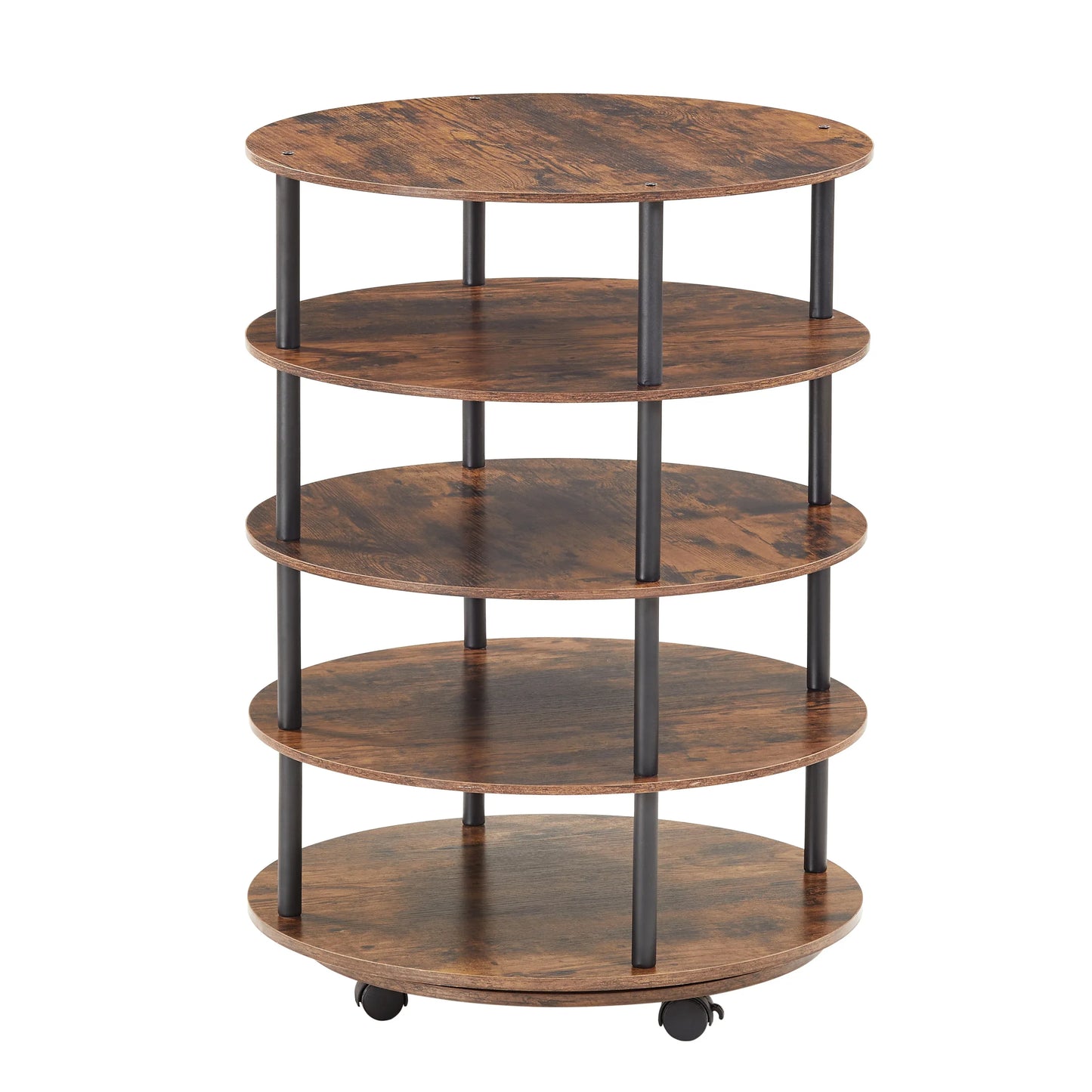 4-Tier Revolving Shoe Rack Storage Organizer - Shello's Creative Boutique