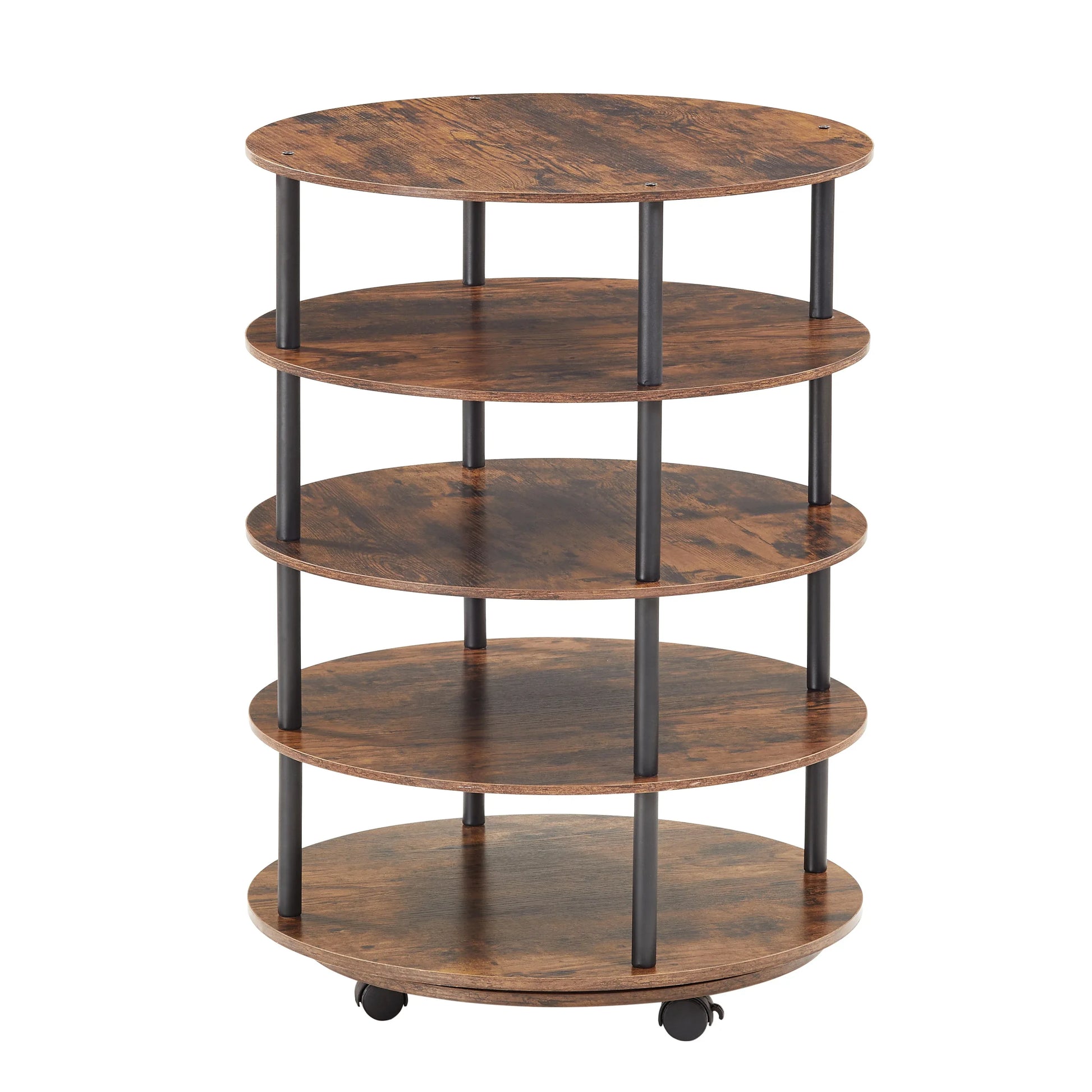 4-Tier Revolving Shoe Rack Storage Organizer - Shello's Creative Boutique