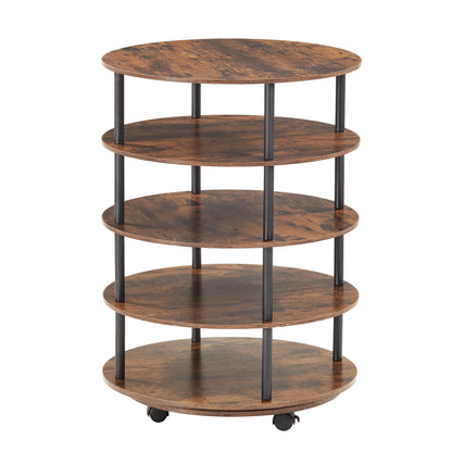 4-Tier Revolving Shoe Rack Storage Organizer - Shello's Creative Boutique