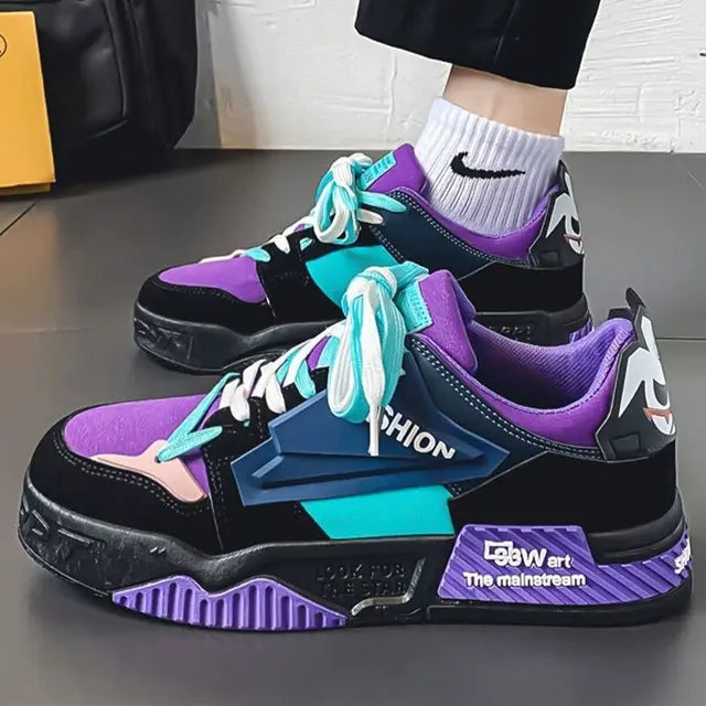 New Men‘s Sneakers Fashion Skateboard Shoes Outdoor Casual Running Shoes For Men Lace-up Platform Tenis Shoes Zapatillas Hombre eprolo