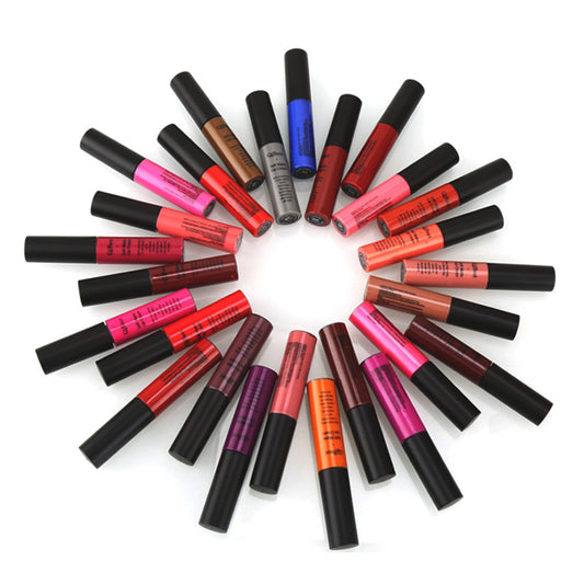 34 Colors Matte Non-Stick Cup Does Not Fade Lip Gloss Matte Liquid Lipstick Makeup Shello Creative Boutique