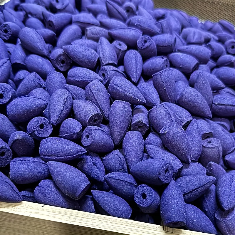 Lavender & Dragon'S Blood Backflow Incense Cones, 44/98 Pack, Elm Material, Featherless for Aromatherapy, Yoga, Meditation, Spa - Ideal Home Decor & Holiday Gift for Christmas, Halloween, Thanksgiving - Shello's Creative Boutique