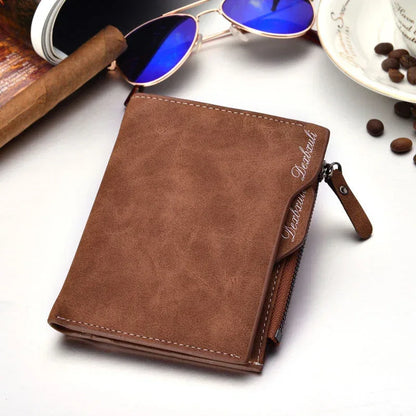 Wallet Men Soft Leather wallet with removable card slots multifunction men wallet purse male clutch top quality ! - Shello's Creative Boutique
