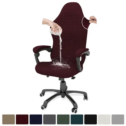 4pcs/set Gaming Chair Cover with Armrest Polar Fleece Water Repellent Office Seat Cover for Computer Armchair Dust-proof Home - Shello's Creative Boutique